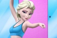 Elsa entrenando